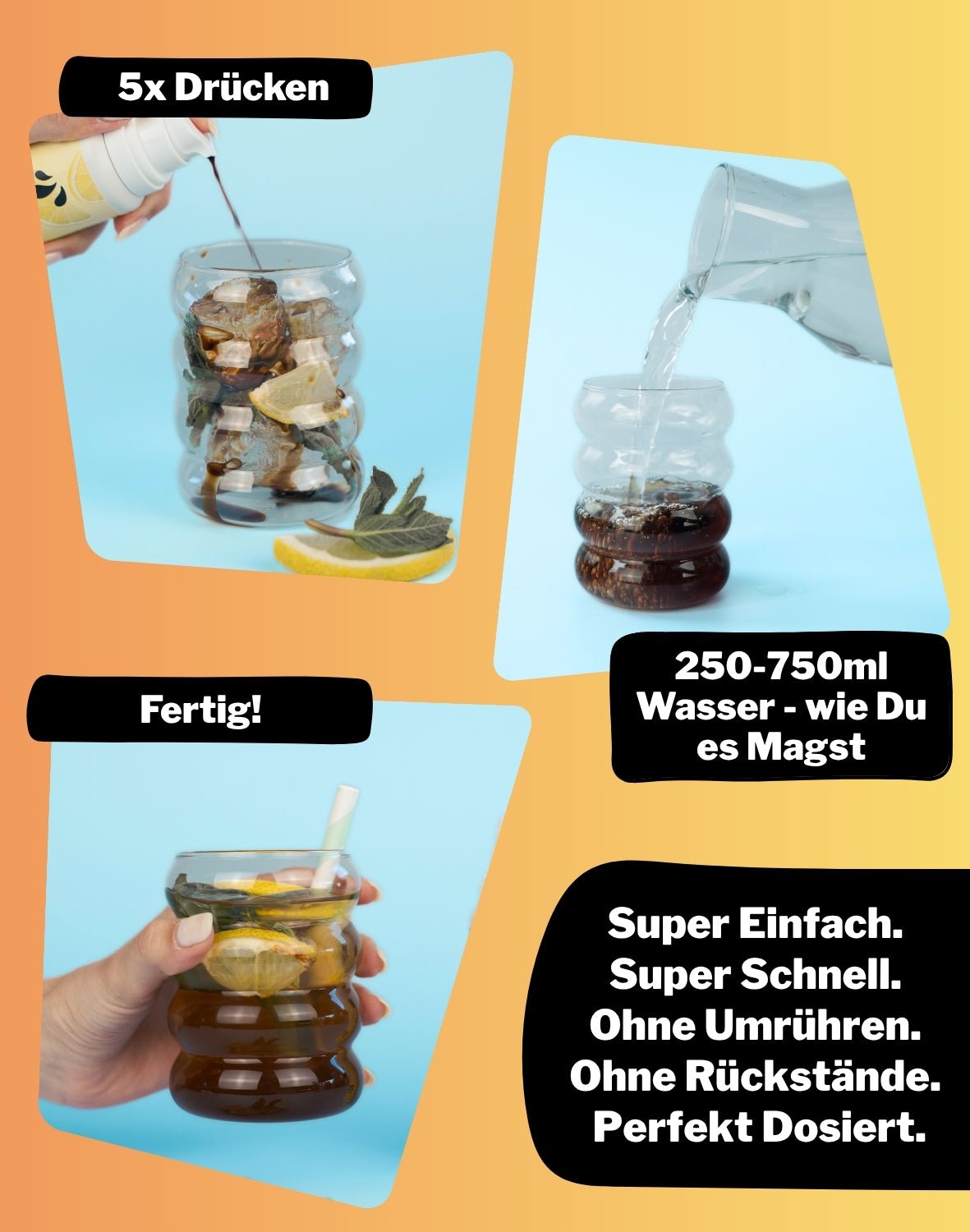 LiqVits fluessige Nahrungsergaenzungsmittel Everyday Vitamins Ice Tea Peach - How To / Dosierung - Für Stoffwechsel, füar das Immunsystem mit allen 13 Vitaminen wie Vitamin C, Vitamin A, Vitamin D+K in min. 100% Tagesbedarf